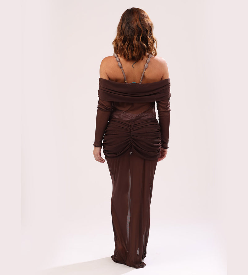 SCALOP DRESS-Ma Paula Troncoso X Alcatraz Swimwear