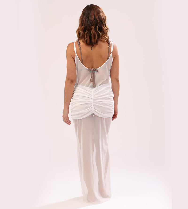 WHITE PEARL DRESS