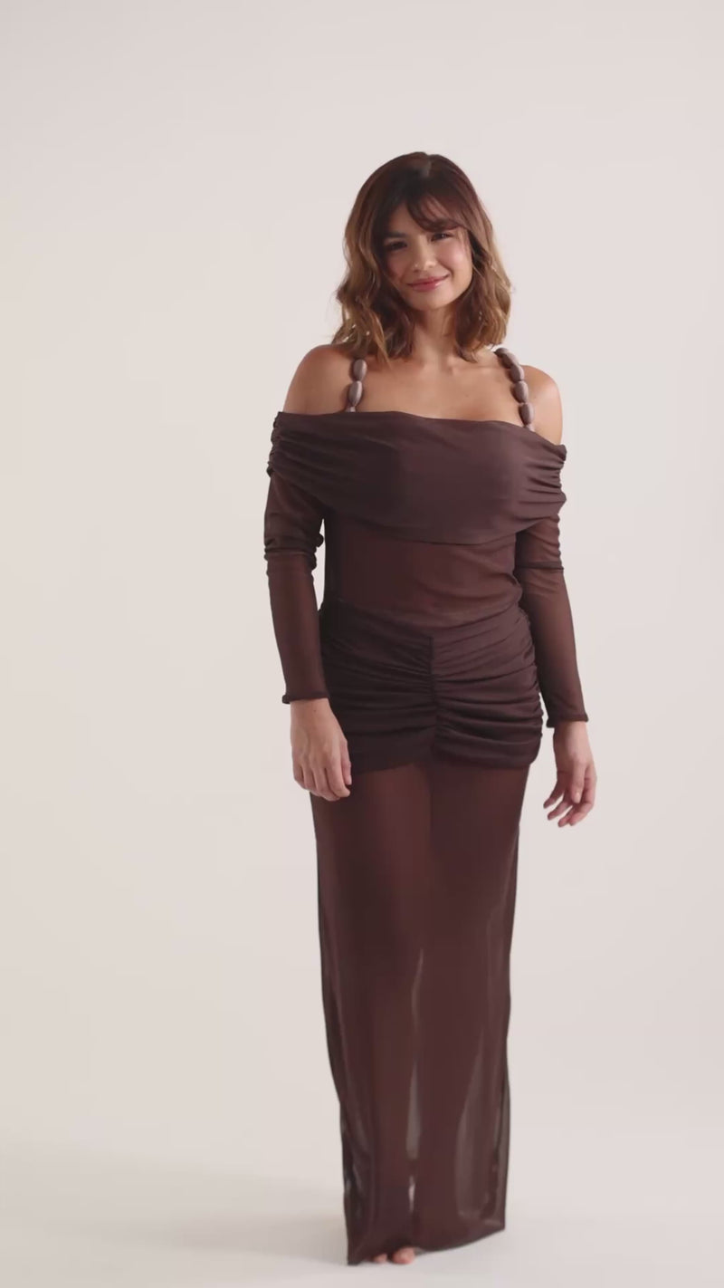 SCALOP DRESS-Ma Paula Troncoso X Alcatraz Swimwear
