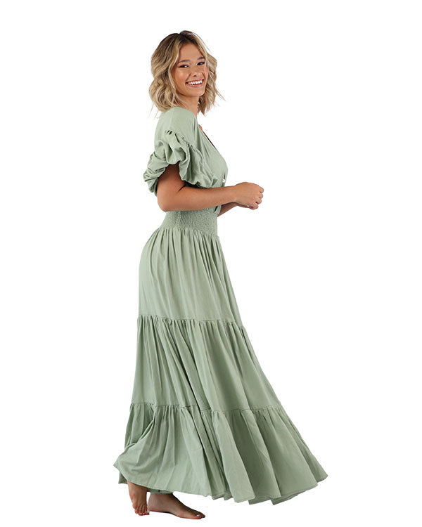 Pisco Sour Maxi Dress Beachwear - Alcatraz Swimwear
