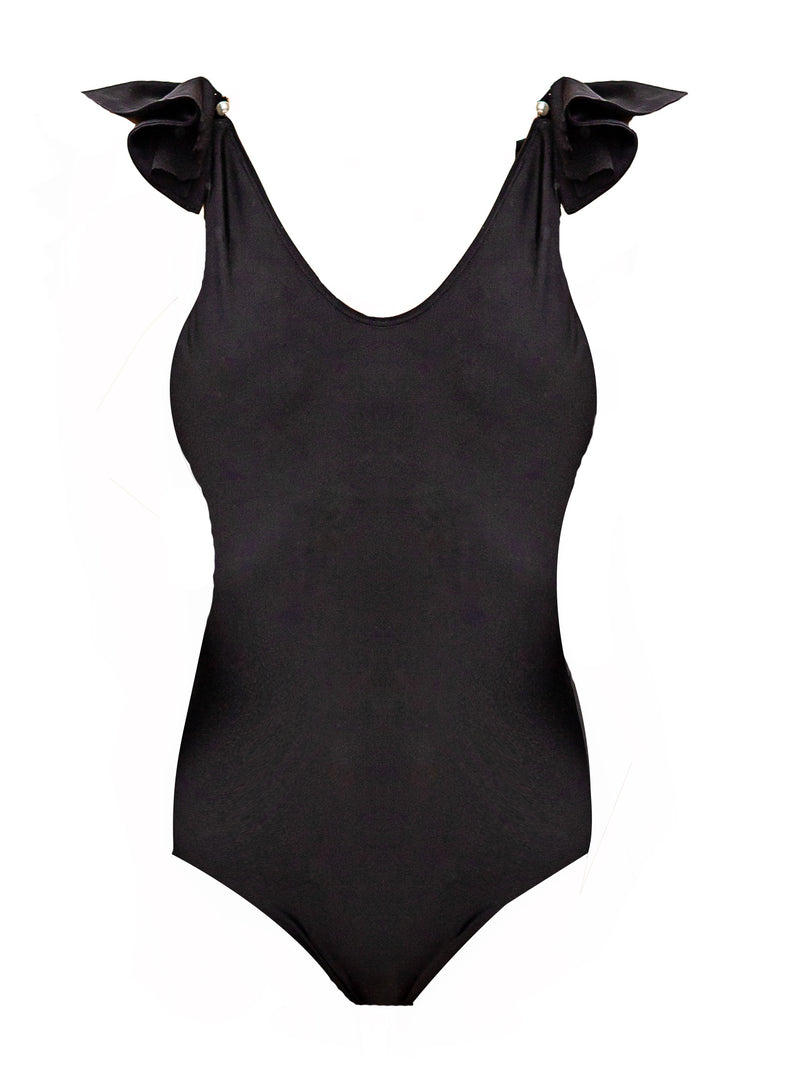 STUDIO LA PERLA 48/12 Italy 1PC plunging swimsuit convertible one piec –  Jenifers Designer Closet