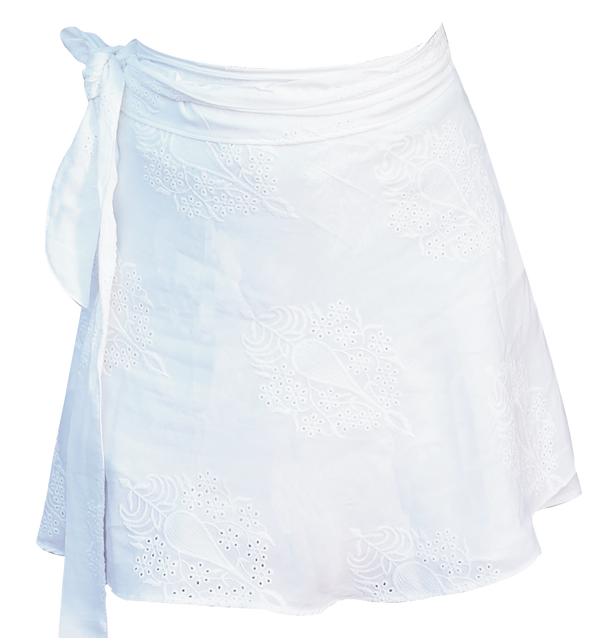 White Ara Mini Skirt